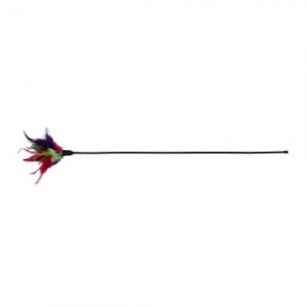 Игрушка Trixie Палочка с перьями для кошек, 50 см (натуральные материалы)