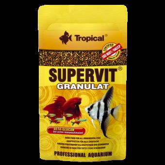 Сухой корм Tropical Supervit Granulat для аквариумных рыб, 10 г (гранулы)