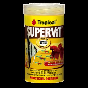 Сухой корм Tropical Supervit для всех аквариумных рыб, 20 г (хлопья)