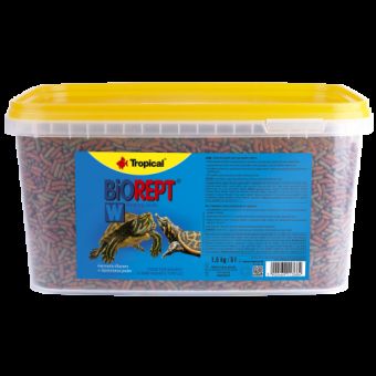 Сухой корм Tropical Biorept W для водоплавающих черепах, 1,5 кг (гранулы)