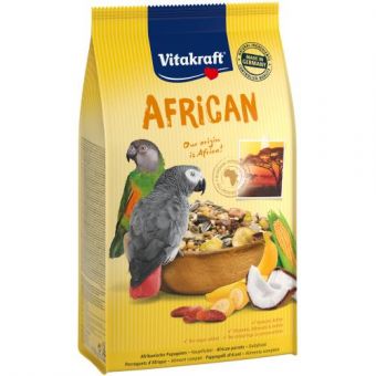 Корм Vitakraft African для крупных африканских попугаев, 750 г