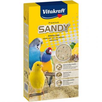 Песок Vitakraft Sandy для птиц, с минералами, 2 кг
