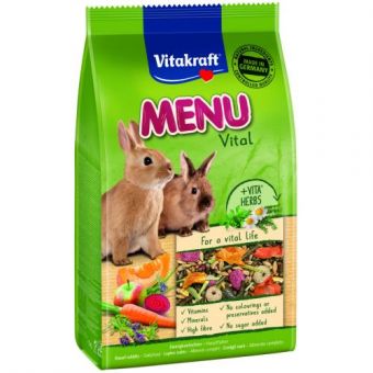 Корм Vitakraft Premium Menu Vital для кроликов, 1 кг