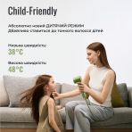 Фен Laifen MINI, 1 насадки, тревел сумка, арктично білий