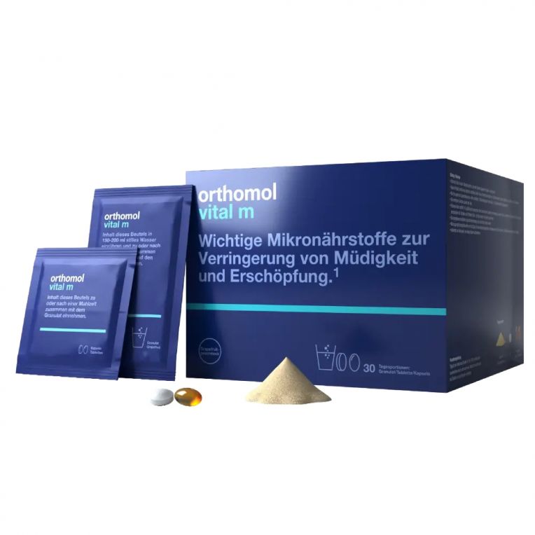 Orthomol Vital M (гранулы со вкусом грейпфрута - капсулы - таблетки)