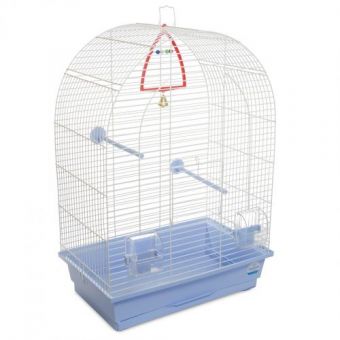 Клетка Природа «Арка» для птиц, 44x27х65 см (голубая)