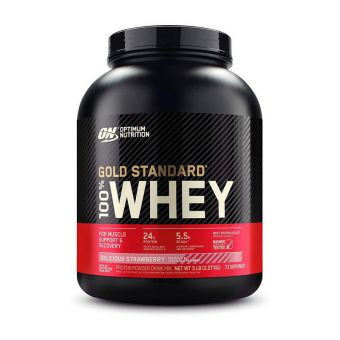 100% Whey Gold Standard (2,3 kg, delicious strawberry)