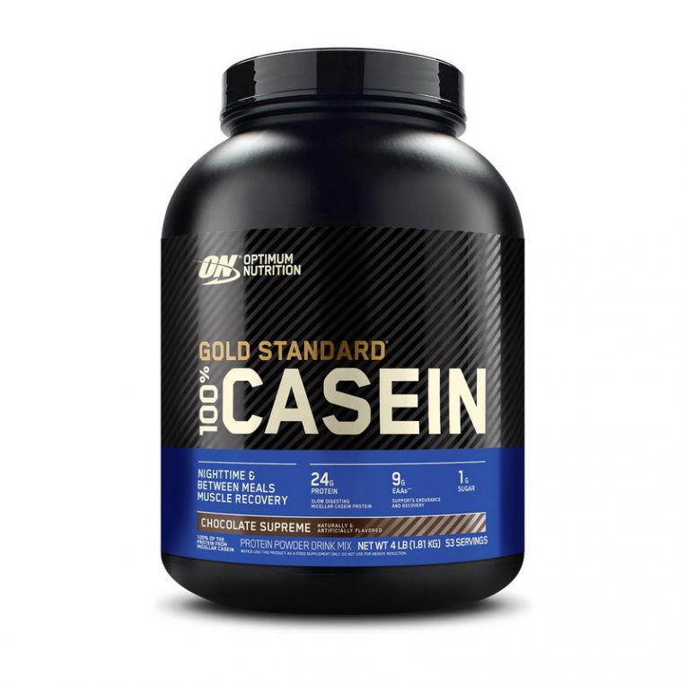 100% Gold Standard Casein: Indulge in Cookies and Cream Goodness