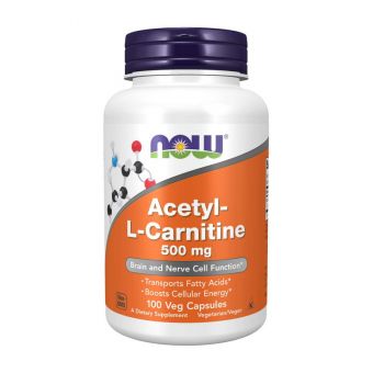 Acetyl-L-Carnitine 500 mg (100 veg caps)