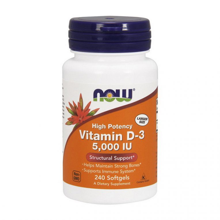 Vitamin D-3 5000 IU (240 softgels)