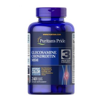 Double Strength Glucosamine, Chondroitin & MSM (240 caplets)