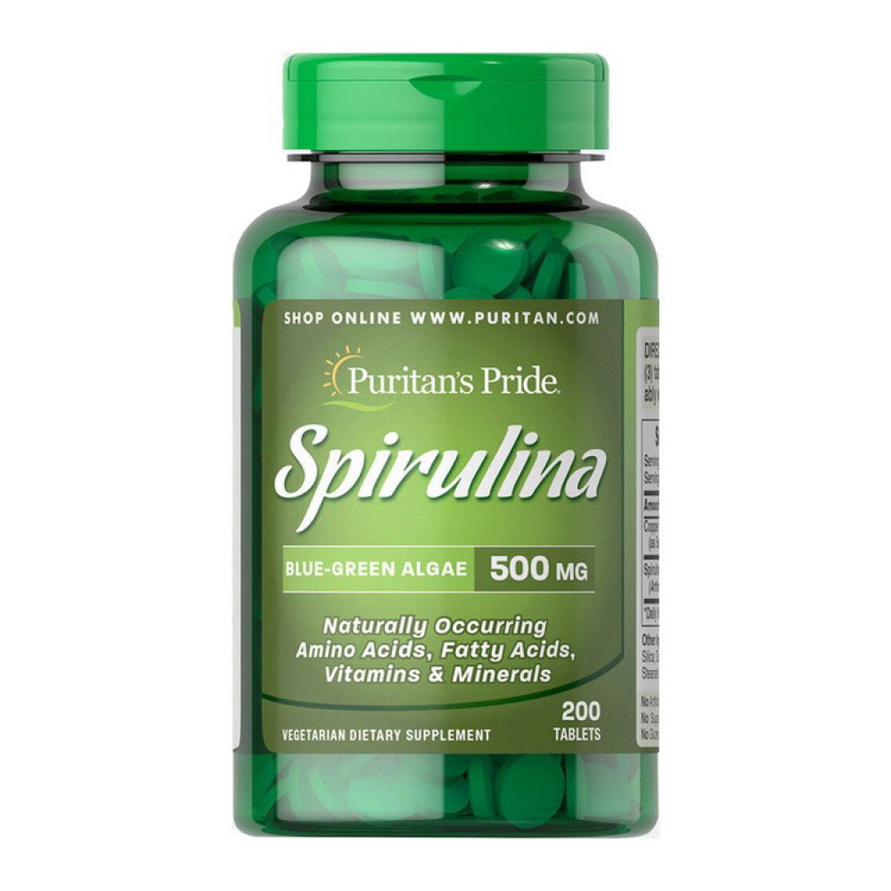 Spirulina 500 mg (200 tablets)