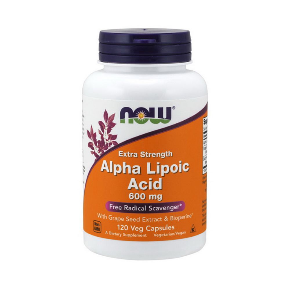 Alpha Lipoic Acid 600 mg Extra Strength (120 veg caps)