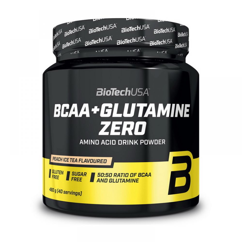 BCAA + Glutamine ZERO (480 g, orange)