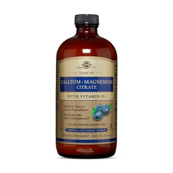 Calcium Magnesium Citrate with vit D3 (473 ml, natural strawberry)