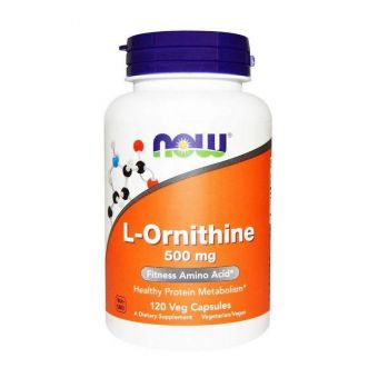 L-Ornithine 500 mg (120 veg caps)