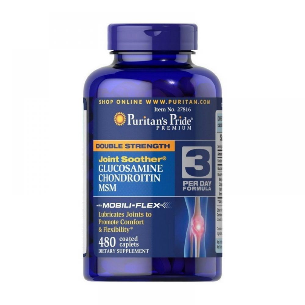 Double Strength Glucosamine, Chondroitin & MSM (480 caplets)