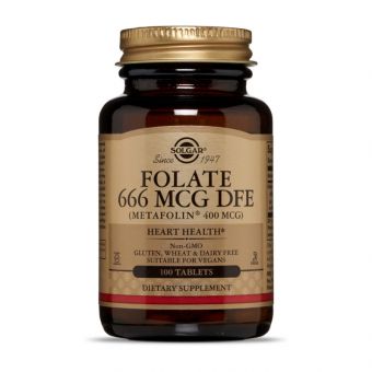 Folate 666 mcg DFE (Metafolin 400 mcg) (100 tabs)