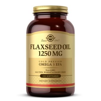 Flaxseed Oil 1250 mg (100 softgels)
