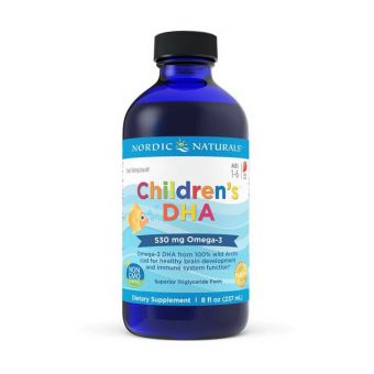 Children's DHA 530 mg Omega-3 (237 ml, natural strawberry)