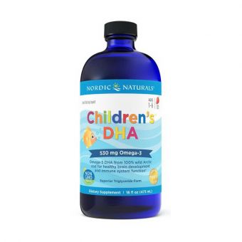 Children's DHA 530 mg Omega-3 (473 ml, natural strawberry)