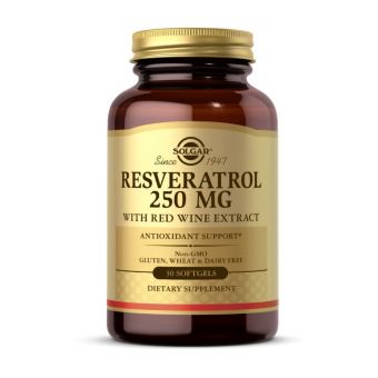 Resveratrol 250 mg with red wine extract (30 softgels)