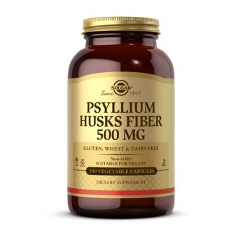 Psyllium Husk Fiber 500 mg (200 veg caps)