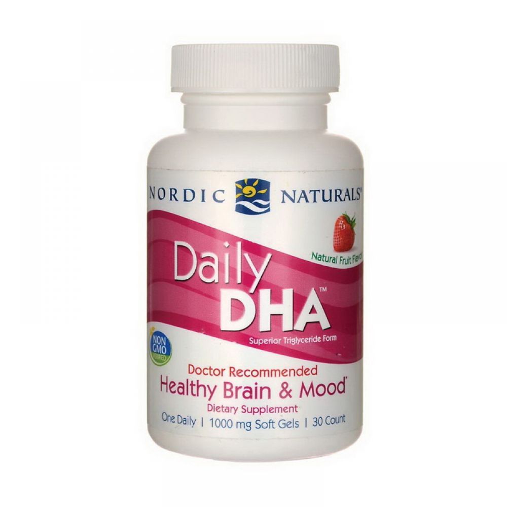 Daily DHA (30 soft gels, natural fruit)