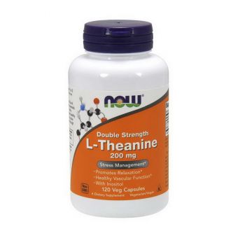 L-Theanine 200 mg Double Strength (120 veg caps)