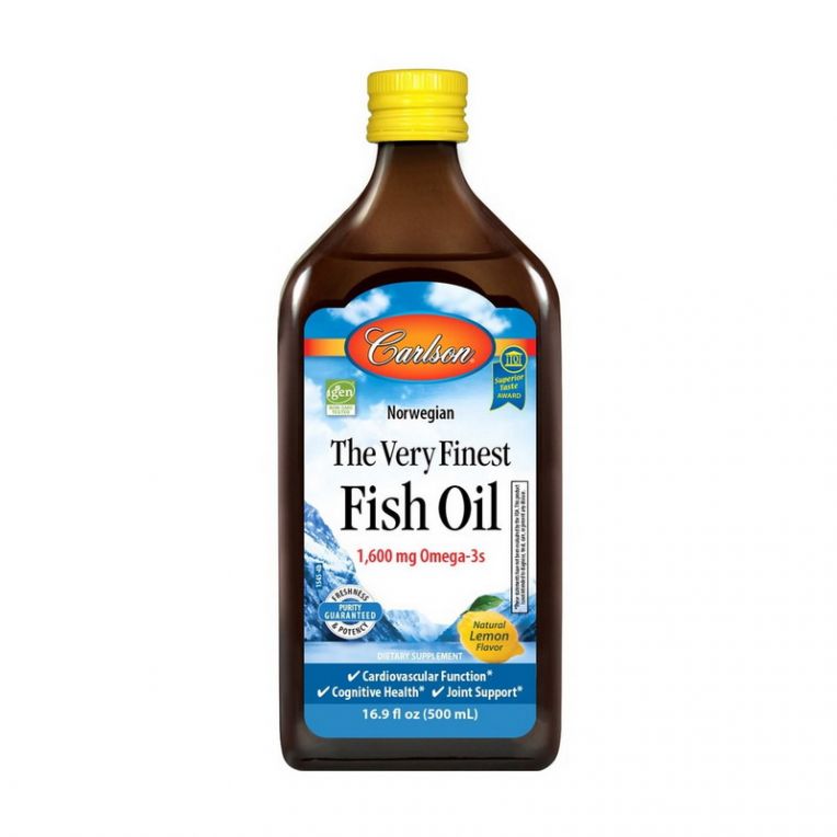The Very Finest Fish Oil 1,600 mg Omega-3s (500 ml, lemon)