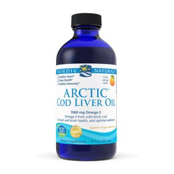 Arctic Cod Liver Oil 1060 mg Omega-3 (237 ml, great orange)