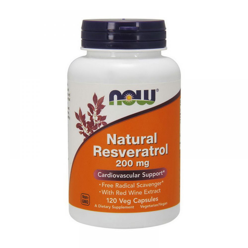 Natural Resveratrol 200 mg (120 veg caps)