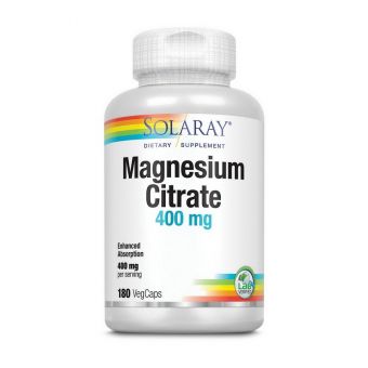 Magnesium Citrate 400 mg (180 veg caps)