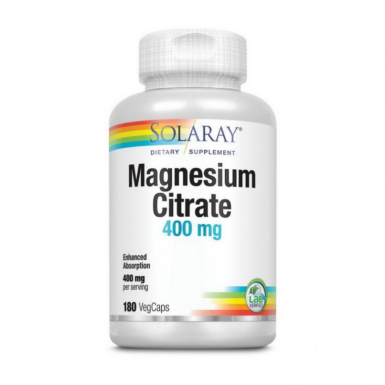 Magnesium Citrate 400 mg (180 veg caps)