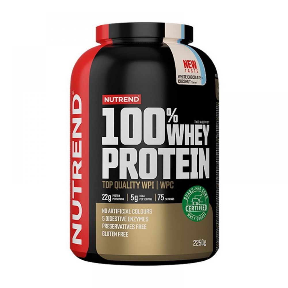 100% Whey Protein (2,25 kg, white chocolate coconut)