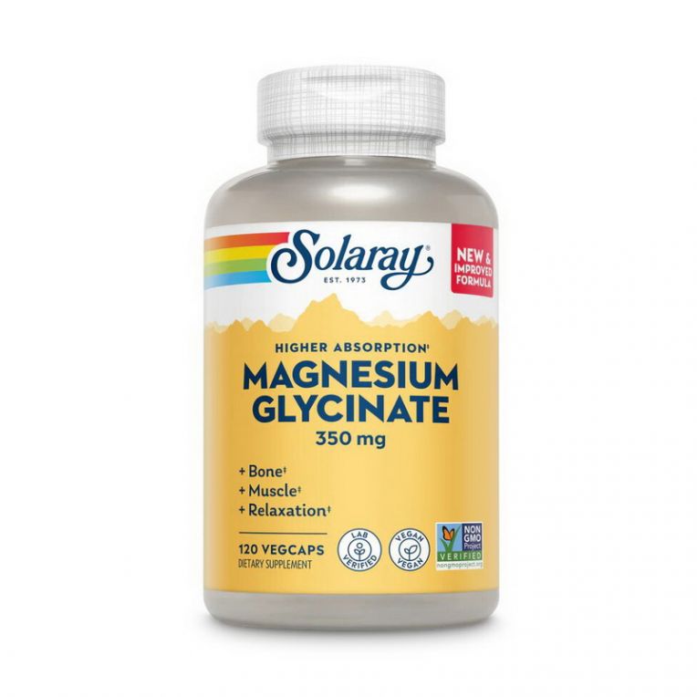 Magnesium Glycinate 350 mg (120 veg caps)