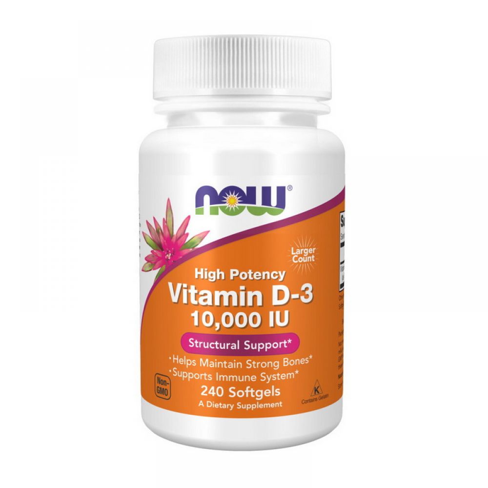 Vitamin D-3 250 mcg (10,000 IU) (240 softgels)