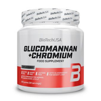 Glucomannan + Chromium (225 g, unflavoured)