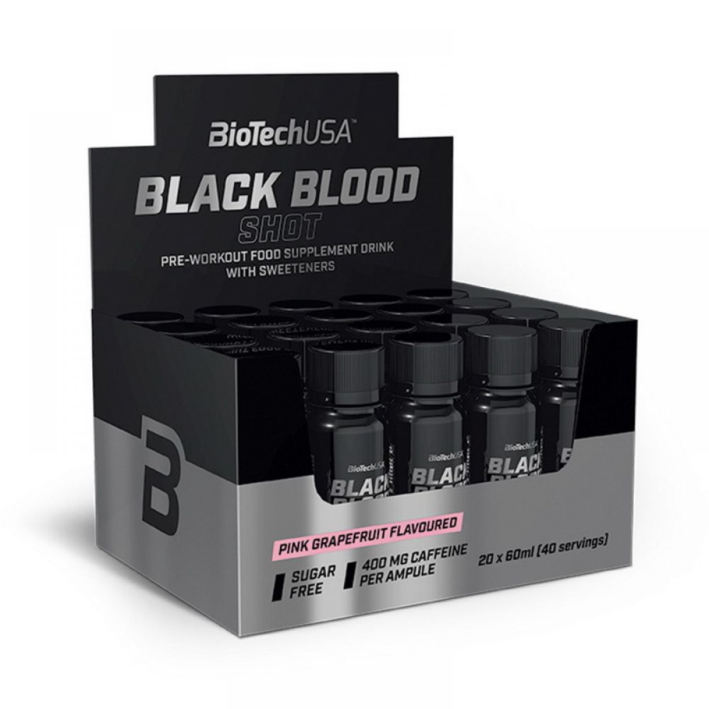 Black Blood Shot (20*60 ml, pink grapefruit)