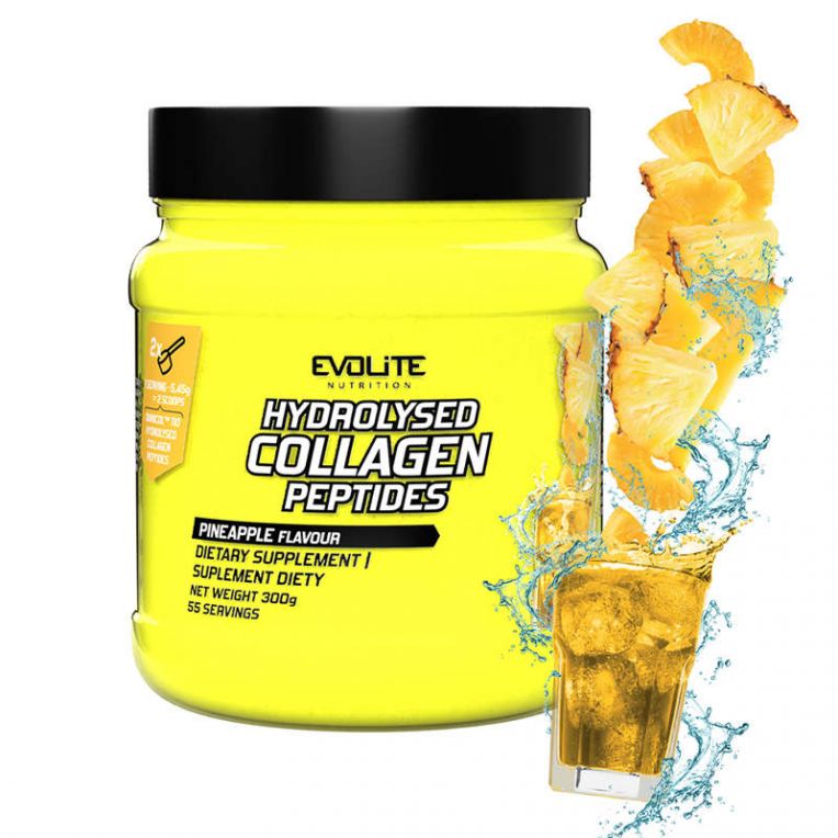 Hydrolysed Collagen Peptides (300 g, pineapple)