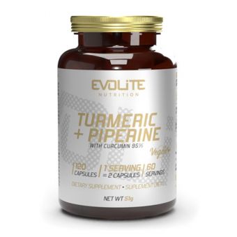 Turmeric + Piperine (120 veg caps)