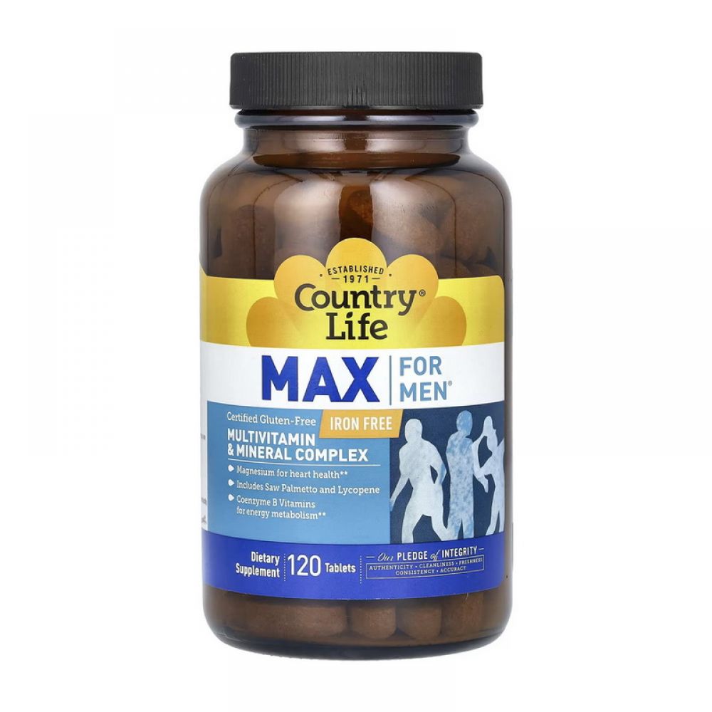 Max for Men Iron Free (120 tab)