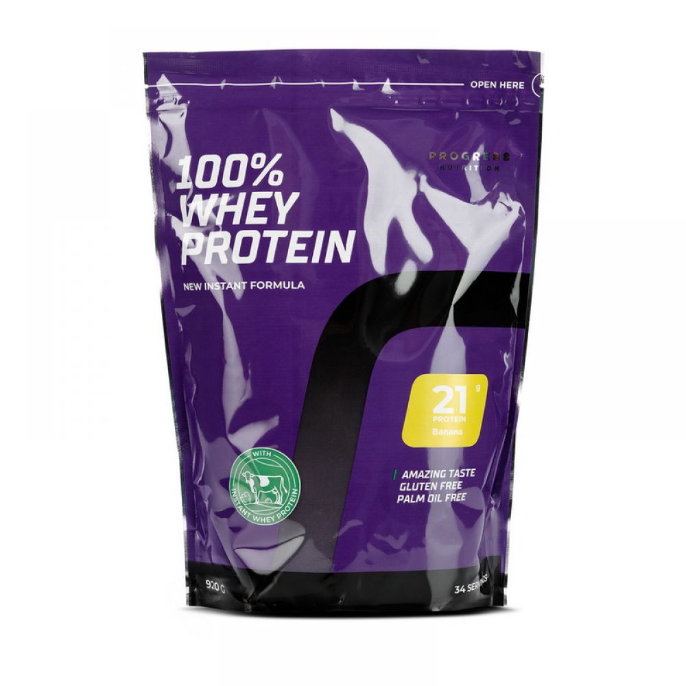 100% Whey Protein (920 g, blueberry)