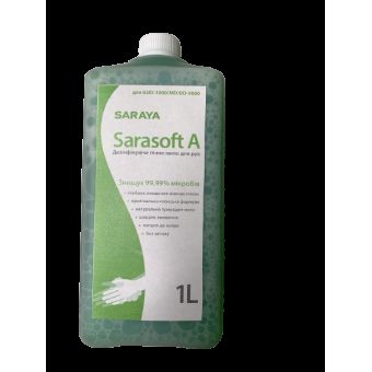Пінне антибактеріальне мило для рук Sarasoft A 1 л