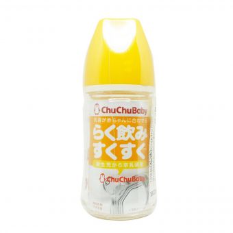 Пляшка скляна із широким горлечком Chu Chu Baby 160 мл, теплостійка