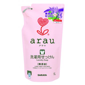 Натуральна рідина для прання одягу Arau. Японія гіпоалергенна універсальна наповнювач 1л