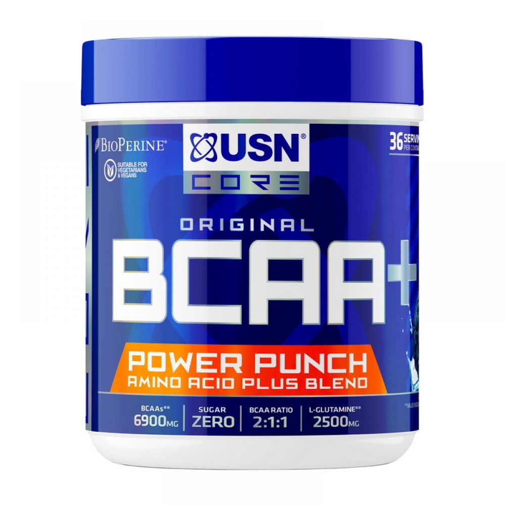 BCAA Power Punch (термін до 28.08.2024) (400 g, blue raspberry)