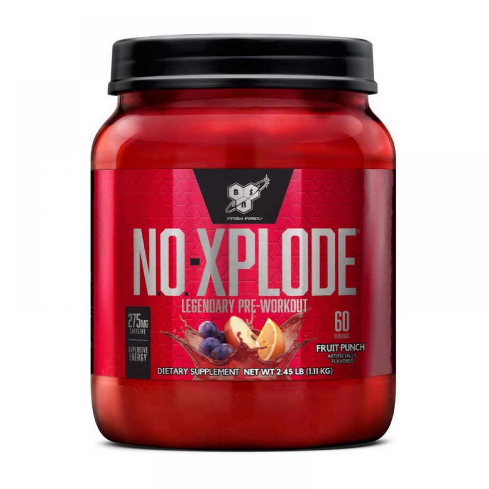 N.O.-XPLODE Pre-Workout Igniter New Formula! 60 serv. (1,11 kg, fruit punch)