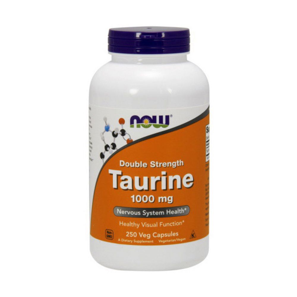 Taurine 1000 mg Double Strength (250 veg caps)