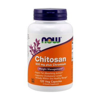 Chitosan 500 mg plus Chromium (120 veg caps)